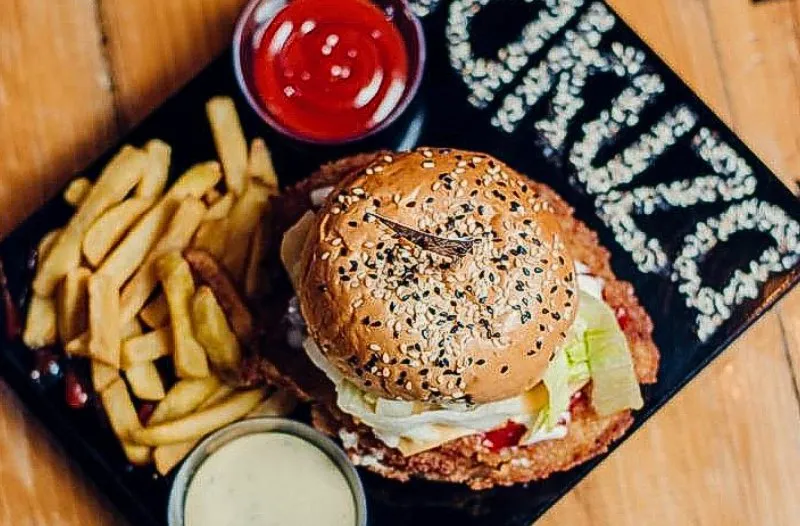 Hamburguesas Pollo Crispy